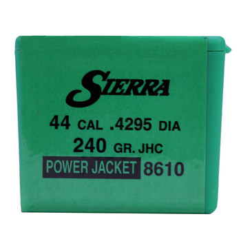 Sierra 8610 Sports Master  44 Cal .4295 240 gr Jacketed Hollow Cavity 100 Per Box UPC: 092763086100