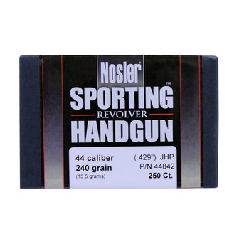 Nosler 44 Cal (.429) 240gr JHP UPC: 054041448420
