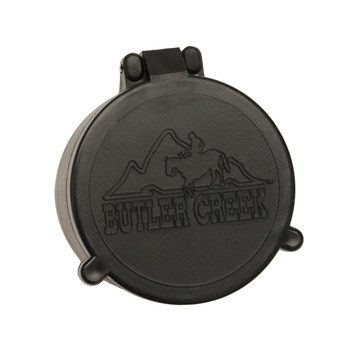 Butler Creek 30070 FlipOpen Objective Scope Cover 36.30mm Obj. Size 07 Black Polymer UPC: 051525300700