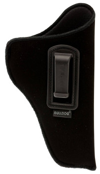 Bulldog DIP12 Deluxe  IWB Black Suede Like Belt Clip Fits Taurus Judge34 Barrel Right Hand UPC: 672352009880