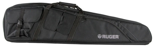 Ruger 27932 Defiance Tactical Rifle Case  42 Black Endura with Ruger Logo Carry Handle Knit Lining Mag Pocket Accessory Pockets  Lockable Zipper UPC: 026509011040