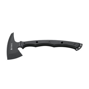 CRKT 2725 Kangee THawk 2.93 Blade Axe wSpike SK5 Steel Blade Black Textured GRN Handle 13.75 Long Tomahawk wSpike UPC: 794023272505