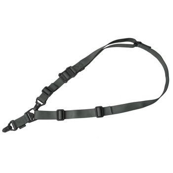Magpul MAG514GRY MS3 Gen2 Sling made of Nylon Webbing with Gray Finish Adjustable OneTwo Point Design  Polymer Hardware for Rifles UPC: 873750011035