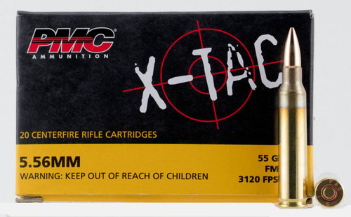 PMC XTAC 556NATO 55GR FMJBT 20/1000 UPC: 741569010115