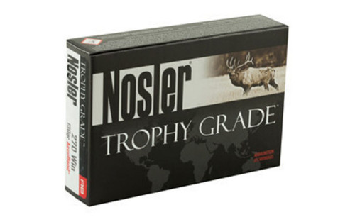 Nosler Trophy Grade Hyper Velocity Centerfire Ammunition, 270 Winchester, Nosler AccuBond, 130 Grain - 20 Cartridge Box ( 20 / 1 )