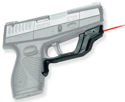 Crimson Trace LG447 Laserguard  5mW Red Laser with 633nM Wavelength  50 ft Range Black Finish for Taurus 709 Slim UPC: 610242001095