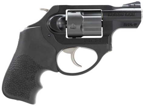 Ruger 5430 LCRx  Small Frame 38 Special P 5 Shot 1.87 Matte Black Steel Barrel Black PVD Cylinder Matte Black Aluminum Frame Black Hogue Tamer Monogrip Exposed Hammer UPC: 736676054305