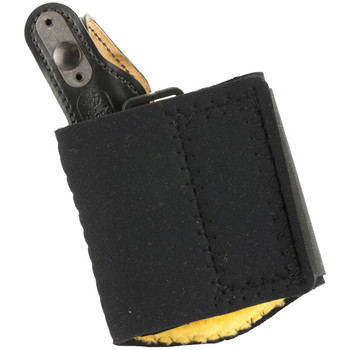 DeSantis Gunhide 014PCX7Z0 Die Hard Rig  Ankle Black LeatherSheepskin Ankle Fits SW MP Shield 940 Right Hand UPC: 792695316305