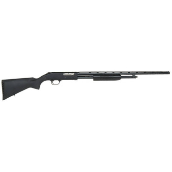 Mossberg 50112 500 Bantam 410 Gauge 51 3 24 Vent Rib Barrel Blued Metal Finish Dual Extractors Synthetic Stock EZReach Forend 13 LOP Includes FixedFull Choke Youth UPC: 015813501125