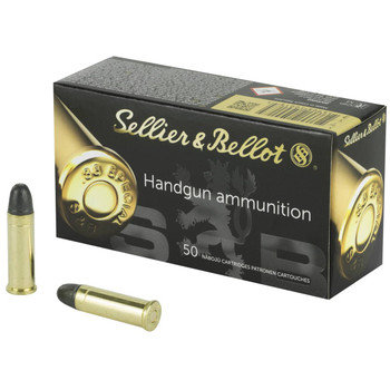 Sellier & Bellot Handgun Subsonic Centerfire Ammunition, 38 Special, Lead Round Nose, 158 Grain - 50 Cartridge Box ( 50 / 1 )