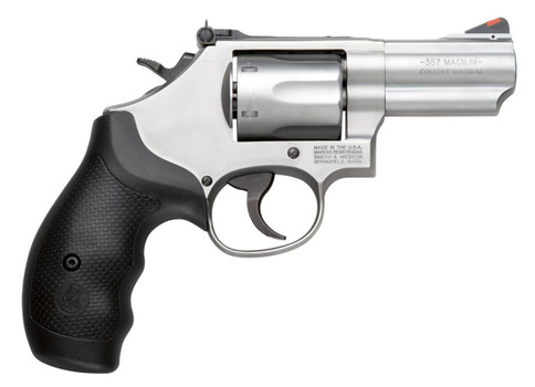 Smith  Wesson 10061 Model 66 Combat Magnum 357 Mag or 38 SW Spl P Stainless Steel 2.75 2 Piece Barrel 6 Shot   KFrame Fulllength Extractor Rod Synthetic Grip Internal Lock UPC: 022188868005