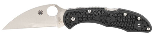 Spyderco C11FPWCBK Delica 4 Lightweight 2.87 Folding Wharncliffe Plain VG10 SS Blade Black  Textured FRN Handle Includes Pocket Clip UPC: 716104011575