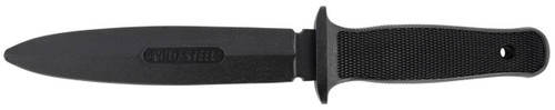 Cold Steel CS92R10D Peace Keeper I Rubber Trainer 7 Fixed Plain Blade Black Santoprene UPC: 705442004875