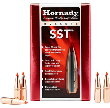 Hornady 25522 SST  25 Cal .257 117 gr Super Shock Tip 100 Per Box 25 Case UPC: 090255255225