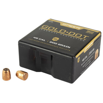 SPR GOLD DOT .451 200GR HP 100CT UPC: 076683044785 SPR GOLD DOT .451 200GR HP 100CT UPC: 076683044785