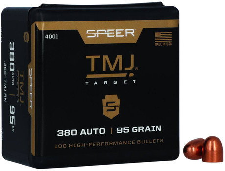 Speer 4001 TMJ  9mm .355 95 gr Total Metal Jacket TMJ UPC: 076683040015 Speer 4001 TMJ  9mm .355 95 gr Total Metal Jacket TMJ UPC: 076683040015