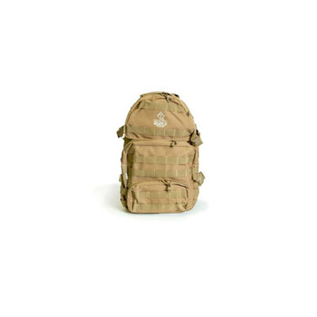 Rukx Gear ATICT3DT Tactical 3 Day Water Resistant Tan 600D Polyester with Molle Hook  Loop Panel 4 Storage Areas 16 x 10 x 10 UPC: 813393017865
