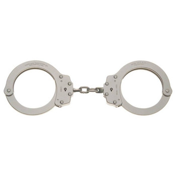 Model 702C Oversize Chain Link Handcuff - Nickel Finish UPC: 817086010515