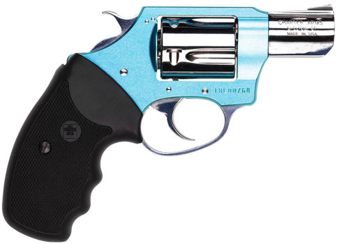 Charter Arms 53879 Undercover Lite Blue Diamond 38 Special 5rd 2 HiPolished Stainless BarrelCylinder Aluminum Frame wBlue Diamond Finish Finger Grooved Black Rubber Grip UPC: 678958538793