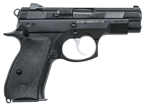 CZ-USA 01194 75D PCR Compact Frame 9mm Luger 10+1 3.75" Black Steel Barrel, Black Steel Serrated Slide, Black Polycoat Aluminum Frame w/Beavertail, Black Rubber Grip, Right Hand                       