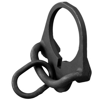 Magpul MAG500BLK ASAP Sling Attachment made of Steel with Maganese Phosphate Black Finish  is Ambidextrous for AR15 M4 Models with MilSpec or Commercial Buffer Tubes UPC: 873750003573