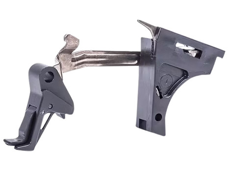 CMC Triggers 71701 Drop-In Black Flat Trigger Compatible w/Glock 17/19/26/34 Gen4