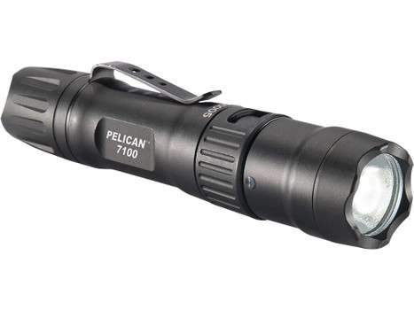 Pelican 7100 Tactical Flashlight Black Anodized 33/348/695 Lumens White LED