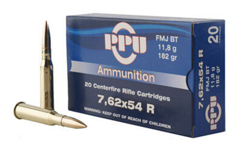 PPU 7.62X54R FMJ 182GR 20/200 UPC: 8605003812883