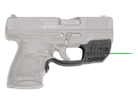 Crimson Trace 0158101 Laserguard Fits Walther PPS M2, Green Laser Black Polymer