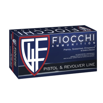 FIOCCHI 40SW 165GR FMJ 50/1000 UPC: 762344706573