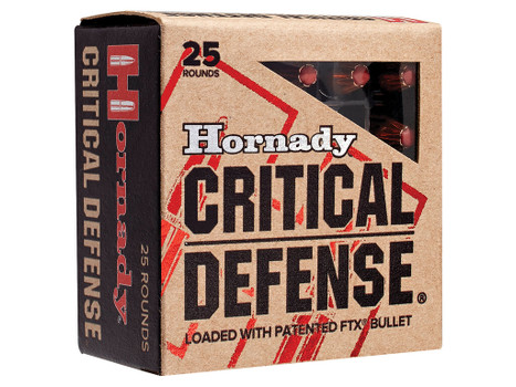 Hornady 90300 Critical Defense Lite 38Special 90gr Hornady Flex Tip eXpanding 25 Per Box/10 Case