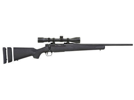 Mossberg 28027 Patriot Super Bantam 6.5 Creedmoor Caliber with 5+1 Capacity, 20" Fluted Barrel, Blued Metal Finish & Black Synthetic Stock Right Hand (Youth) Includes 3-9x40mm Scope
