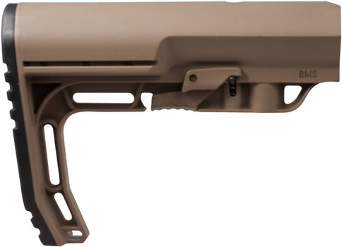 Mission First Tactical BMSSDE Battlelink Minimalist Stock Collapsible Scorched Dark Earth Synthetic for AR15 M16 M4 with Commercial Tube Tube Not Included UPC: 676315028703