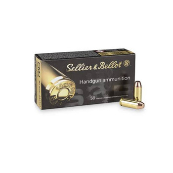 Sellier & Bellot Handgun Standard Velocity Centerfire Ammunition, 10mm Auto, Jacketed Hollow Point, 180 Grain - 50 Cartridge Box ( 50 / 1 )
