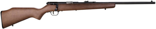 Savage Arms 17000 Mark I G 22 Short 22 Long or 22 LR Caliber with 1rd Capacity 21 Barrel Matte Blued Metal Finish Satin Hardwood Stock  AccuTrigger Right Hand Full Size UPC: 062654170003