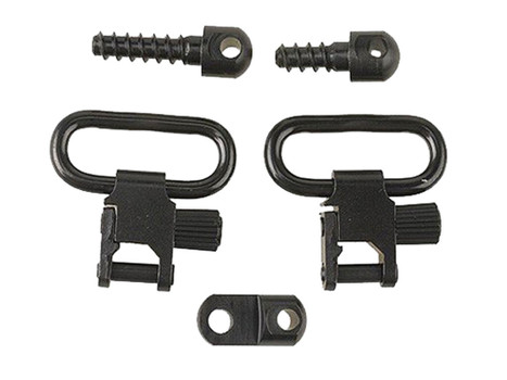 Uncle Mike's 14612 Super Swivel Quick Detach 115 RUG Tri-Lock Blued 1" Loop for Ruger 10/22