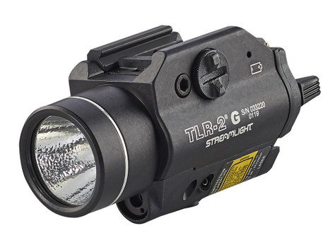 Streamlight 69250 TLR-2 G Gun Light Black Anodized 300 Lumens White LED/Green Laser