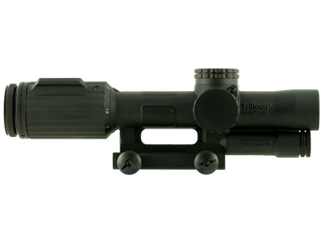 Trijicon 1600036 VCOG Matte Black 1-6x24mm 30mm Tube LED Illuminated Green Segmented Circle w/Crosshair MOA Reticle