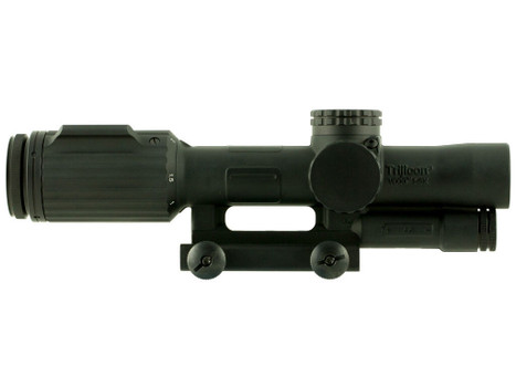 Trijicon 1600036 VCOG Matte Black 1-6x24mm 30mm Tube LED Illuminated Green Segmented Circle w/Crosshair MOA Reticle