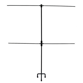 SME SMETGTST Double Paper Target Stand Black Steel Includes 8 Metal Clips UPC: 888151015513