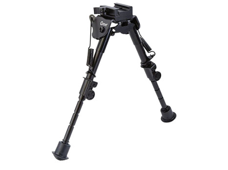 Caldwell 110140 Pic Rail XLA Fixed Bipod 6-9" Vertical Adjustment, Black Aluminum