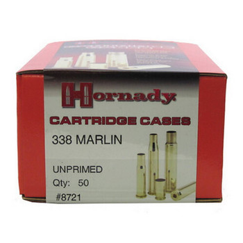 Hornady 338 Marlin Express Unprimed Cases 50/bx UPC: 090255487213