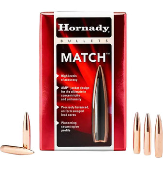 Hornady 30715 Match  30 Cal .308 178 gr Hollow Point Boat Tail Match 100 Per Box 15 Case UPC: 090255307153