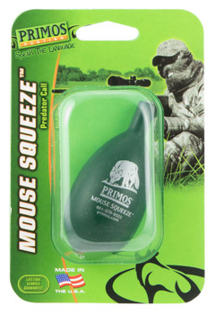 Primos 304 Mouse Squeeze  MouseRodent Sounds Attracts Predators Green Rubber UPC: 010135003043