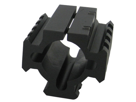 TacStar 1081100 Shotgun Rail Mount Black 1.80" Long