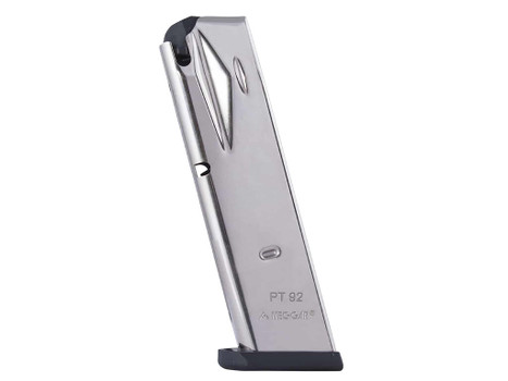 Mec-Gar PT9215N Taurus 15rd 9mm Luger, Fits Taurus PT99/PT92 Nickel