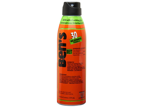 Ben's 00067178 30 Odorless Scent 6oz Aerosol Repels Ticks & Biting Insects Effective Up to 8 hrs