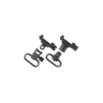 Uncle Mikes 14050 Super Swivel  Quick Detach wFixed Picatinny Swivel Attachment Blued 1 Loop UPC: 043699140503
