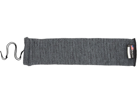 Allen 1314 Knit Handgun Sock Heather Gray, Silicone Treatment, Drawstring Closure for Most Handguns up to 14" Long
