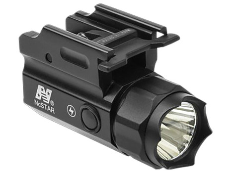 NcStar ACQPTF Compact Flashlight QR w/Strobe Black 150 Lumens White Cree LED